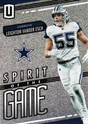 2019 Panini Unparalleled Spirit of the Game Leighton Vander Esch #SG-LV card