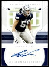 2020 Panini National Treasures Signatures Leighton Vander Esch #S-LVE card