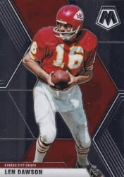 2020 Panini Mosaic Base Set Len Dawson #3 card