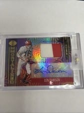 2021 Panini Illusions Immortalized Jersey Autographs Len Dawson #IJ-LD card
