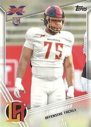 2020 Topps XFL Base Set Lene Maiava #52 card