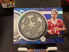 2025-26 Topps UEFA Club Competitions Starball Commemorative Relics Lennart Karl #SCR-LK card