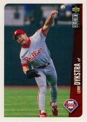 1996 Collector's Choice Base Set Lenny Dykstra #251 card