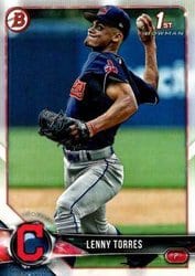 2018 Bowman Draft Base Set Lenny Torres #BD-8 card