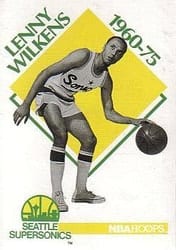 1990-91 Hoops Base Set Lenny Wilkens #349 card