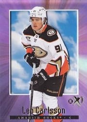 2023-24 SkyBox E-X 2000 Base Set Leo Carlsson #133 card