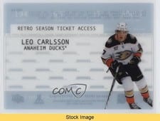2023-24 Upper Deck Credentials 1997 Season Ticket Acetate Rookies Leo Carlsson #1997-CA card