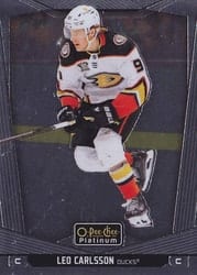 2024-25 O-Pee-Chee Platinum Base Set Leo Carlsson #138 card