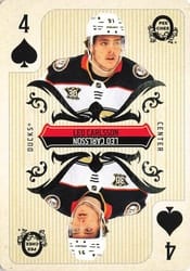 2024-25 O-Pee-Chee Playing Cards Leo Carlsson #4♠ card