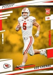 2022 Panini Prestige Base Set Leo Chenal #371 card