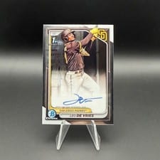 2024 Bowman Chrome Prospects Autographs Leo De Vries #CPA-LD