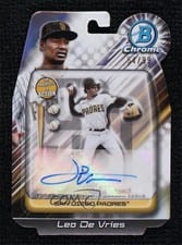 2024 Bowman Draft Bowman In Action Autographs Leo De Vries #BIA-LD card