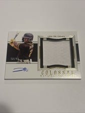 2024 Panini National Treasures Colossal Material Autographs Leo De Vries #2 card