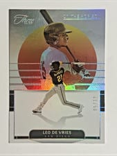 2024 Panini Three and Two On The Horizon Leo De Vries #12 card