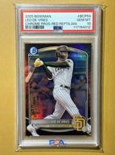 2025 Bowman Chrome Prospects Leo De Vries #BCP-59 card