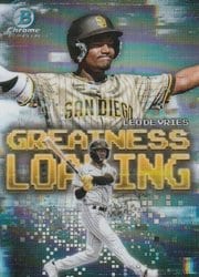 2025 Bowman Greatness Loading Leo De Vries #GL-12 card