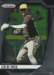 2025 Panini Prizm Base Set Leo De Vries #47 card