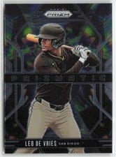 2025 Panini Prizm Prizmatic Leo De Vries #8 card