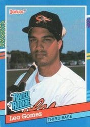 1991 Donruss Base Set Leo Gomez #35 card