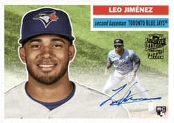 2025 Topps Archives Fan Favorite Autographs 1956 Leo Jiménez #56FFA-LJ card