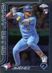 2025 Topps Chrome Base Set Leo Jiménez #276 card
