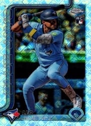 2025 Topps Chrome Logofractor Edition Base Set Leo Jiménez #276 card