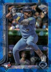 2025 Topps Chrome Sapphire Base Set Leo Jiménez #276 card