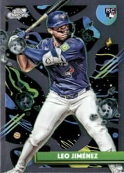 2025 Topps Cosmic Chrome Base Set Leo Jiménez #84 card
