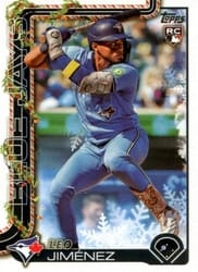 2025 Topps Holiday Base Set Leo Jiménez #H57 card