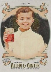 2021 Topps Allen & Ginter Chrome Base Set Leo Kelly #236 card