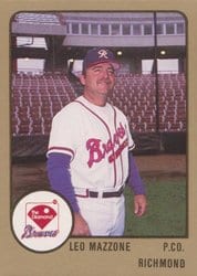 1988 ProCards Base Set Leo Mazzone #16 card