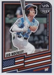 2026 Panini Stars & Stripes Prizm Base Set Leo Nockley #19 card