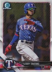 2018 Bowman Chrome Prospects Leody Taveras #BCP240 card
