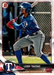 2018 Bowman Draft Base Set Leody Taveras #BD-177 card