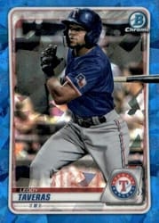 2020 Bowman Sapphire Edition Base Set Leody Taveras #BCP-127 card