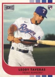 2021 Topps Archives Snapshots Base Set Leody Taveras #20 card