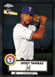 2021 Topps Chrome Platinum Anniversary Base Set Leody Taveras #93 card