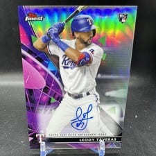 2021 Topps Finest Autographs Leody Taveras #FA-LT card