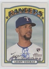 2021 Topps Heritage Real One Autographs Leody Taveras #ROA-LT card