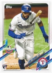2021 Topps Opening Day Base Set Leody Taveras #34 card