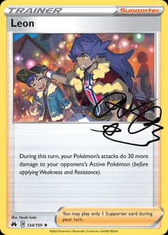 Crown Zenith Leon #134 card