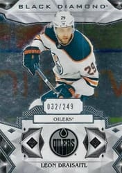 2019-20 Upper Deck Black Diamond Base Set Leon Draisaitl #BDB-LD card