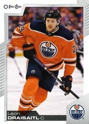 2020-21 O-Pee-Chee Base Set Leon Draisaitl #1 card