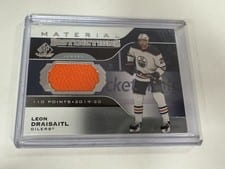 2020-21 SP Game Used Distinctions Materials Leon Draisaitl #DM-LD card