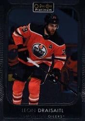 2021-22 O-Pee-Chee Platinum Base Set Leon Draisaitl #99 card