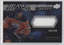 2021-22 SPx UD Black Obsidian Jersey Leon Draisaitl #OJ-LD card