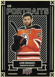 2022-23 Upper Deck UD Portraits Leon Draisaitl #P-19 card