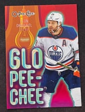 2024-25 O-Pee-Chee Glo Pee-Chee Leon Draisaitl #GLO-17 card