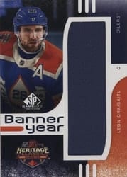 2024-25 SP Game Used 2023 Heritage Classic Banner Year Relics Leon Draisaitl #BYHC-LD card