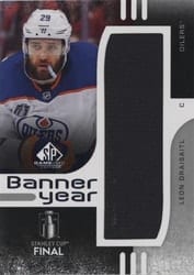 2024-25 SP Game Used 2024 Stanley Cup Finals Banner Year Relics Leon Draisaitl #BYSC-LD card